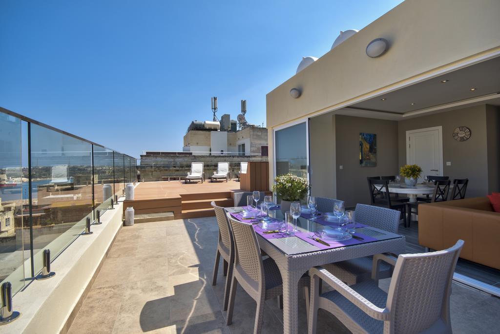 Valletta Luxe 3-Bedroom Duplex Penthouse With Sea View Terrace And Jacuzzi エクステリア 写真